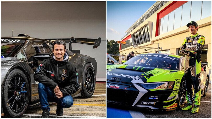 GT, Rossi-Pedrosa di nuovo in pista: a Imola è sfida a distanza