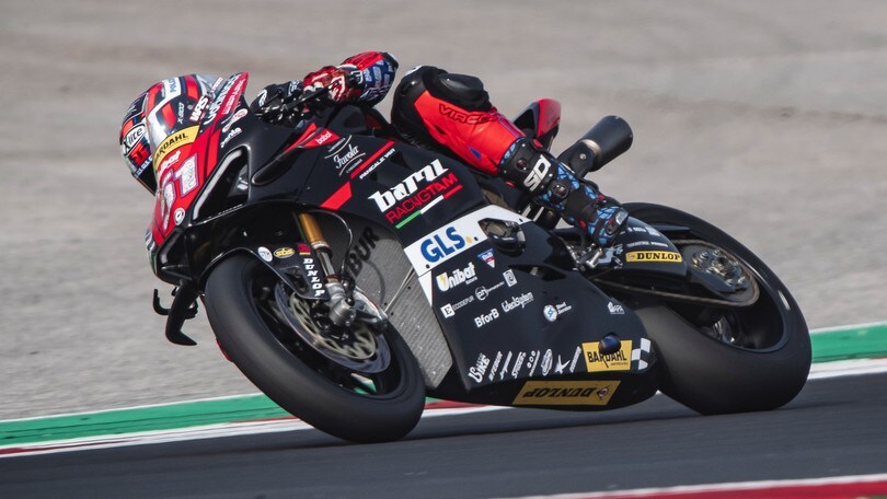 CIV Misano, Q1: Michele Pirro firma la pole provvisoria in SBK