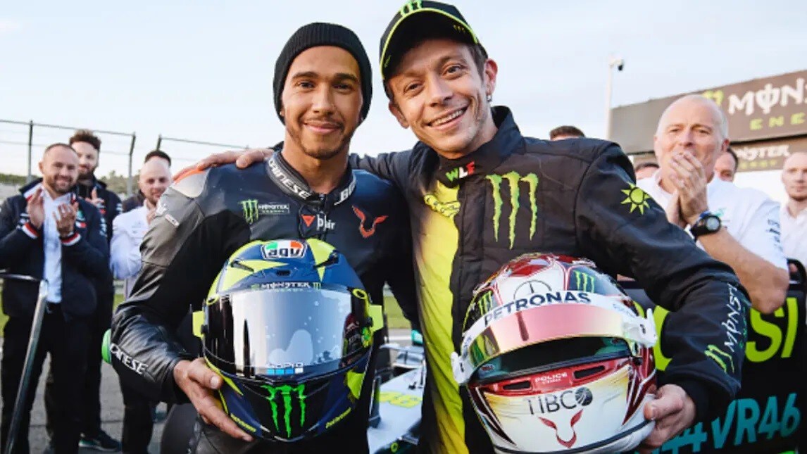 Valentino Rossi responds to Lewis Hamilton: “Me in F1? I’m old, I think”