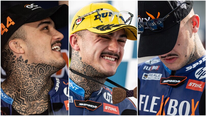 Aron Canet, il pilota tatuato della Moto2