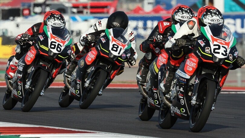 NATC: lo spettacolo texano dei giovani piloti Aprilia