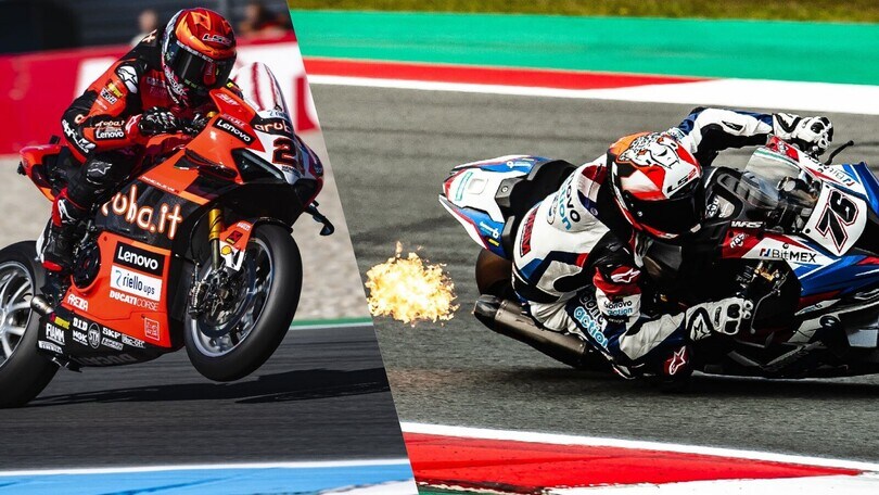 SBK, fuoco e fiamme ad Assen: ecco gli scatti più belli