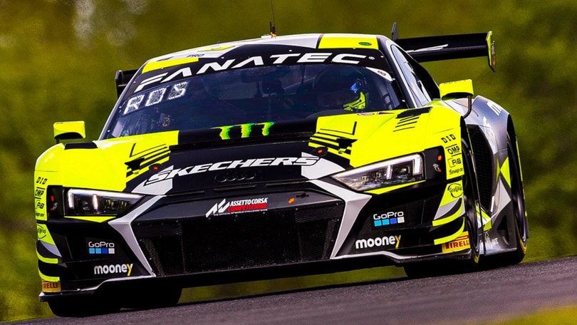 GTWC Europe: primi punti per Valentino Rossi, 8° a Brands Hatch