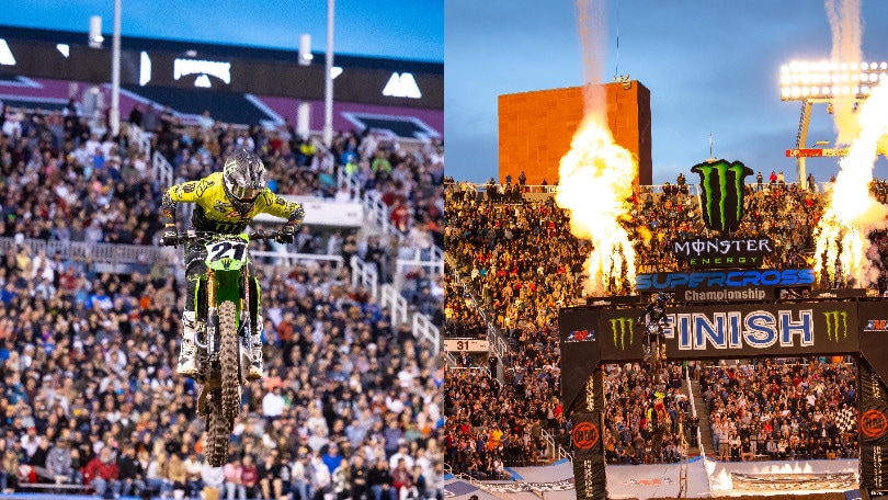 AMA Supercross, Salt Lake City: Craig campione 250 Ovest, Anderson vince in 450