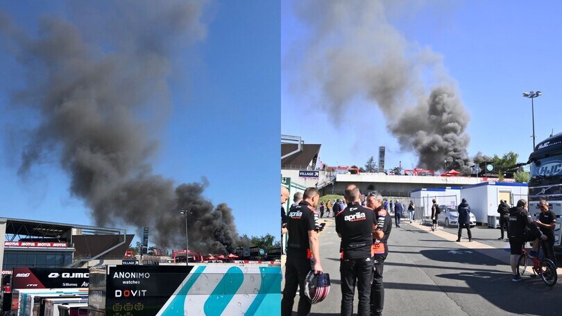MotoGP Francia, Le Mans già "infuocata": incendio nel villaggio dei tifosi