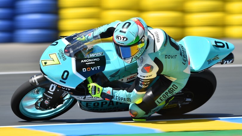 Moto3, GP Francia: Dennis Foggia ancora al top nelle FP2 di Le Mans
