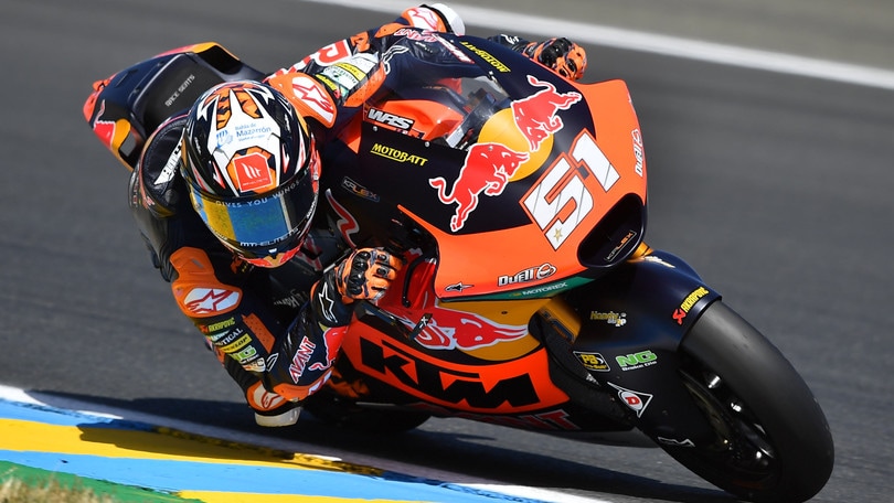 Moto2 Francia, Acosta ancora leader su Fernandez. Ottavo Arbolino