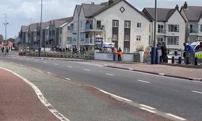 Esplode la gomma a Michael Dunlop: paura alla North West 200