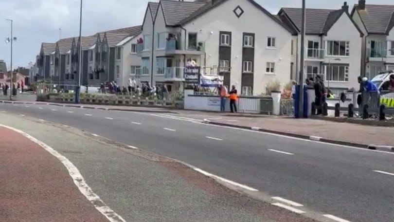 Esplode la gomma a Michael Dunlop: paura alla North West 200