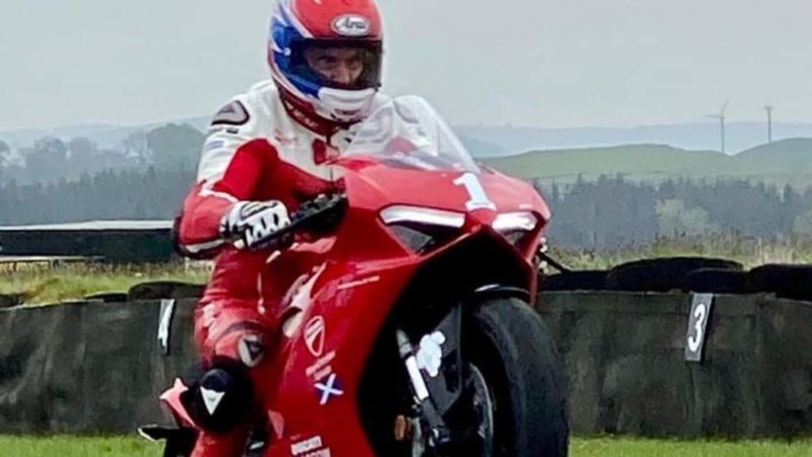 Carl Fogarty back at Knockhill