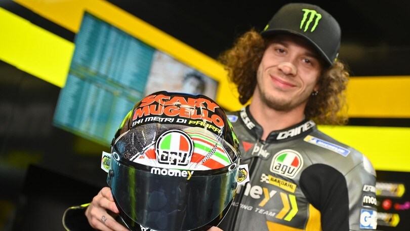 "Scary Mugello": il casco speciale di Marco Bezzecchi per il GP d'Italia
