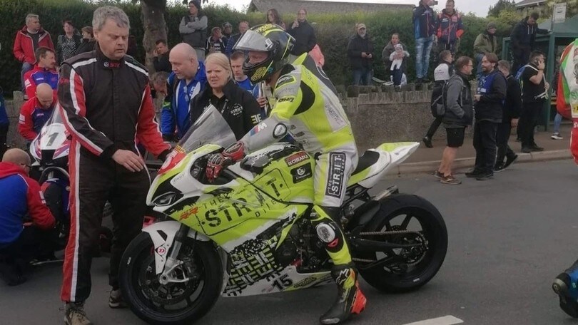 Accident for West at the TT: “It was my mistake, I want to get back on the bike”