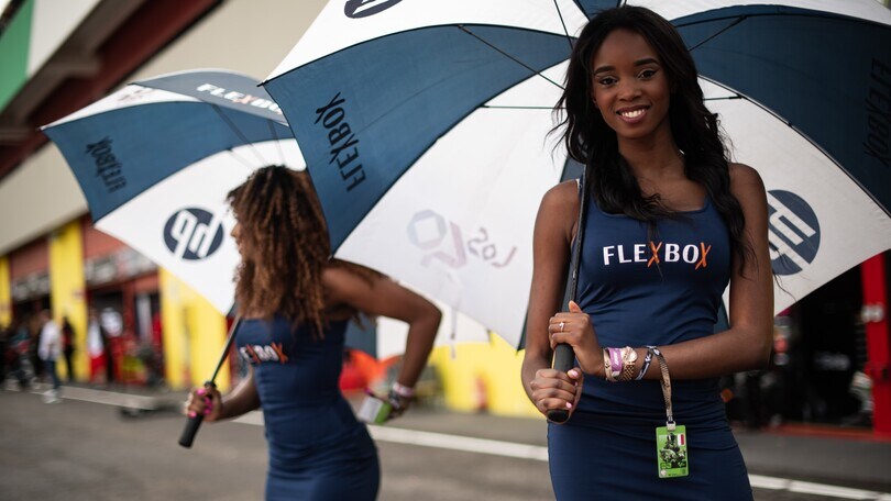 Le grid girl del Gran Premio d'Italia al Mugello