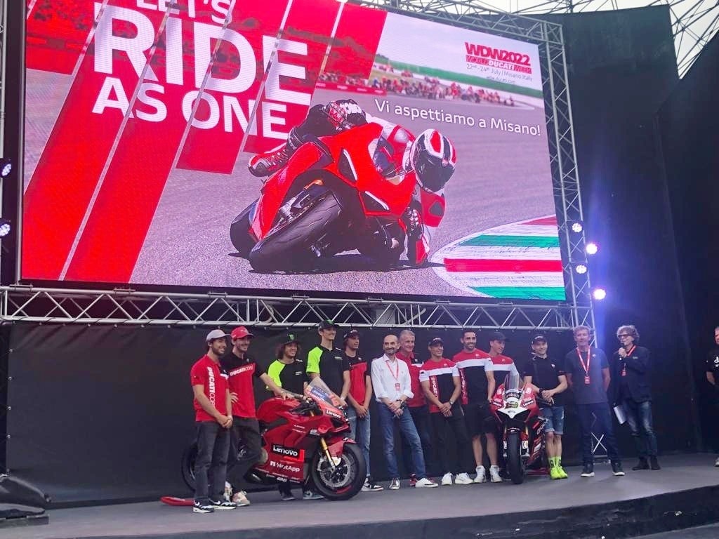 Ducati ha voglia di fare festa: presentato il WDW 2022