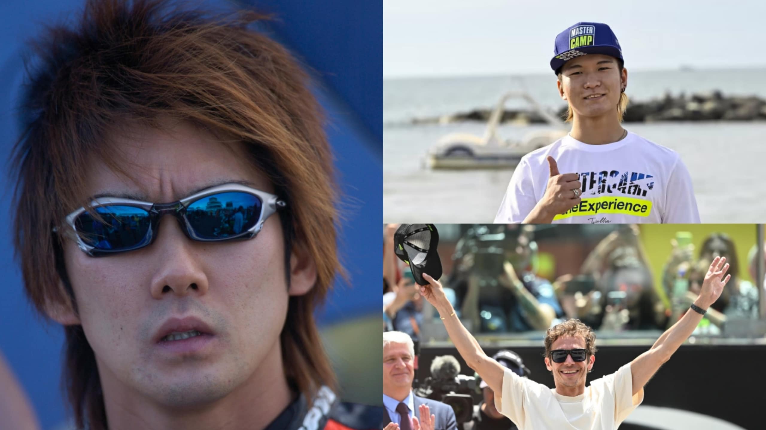 Valentino Rossi fa da maestro a Maiki Abe, figlio del suo idolo Norick