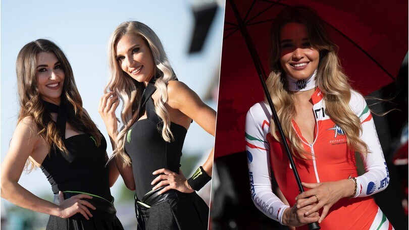 SBK, spettacolo dentro e fuori dalla pista: ecco le ombrelline di Misano