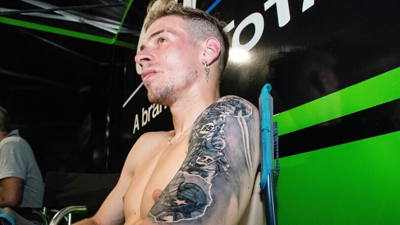 Il tatuaggio di Kevin Sabatucci in ricordo di Dean Berta Vinales