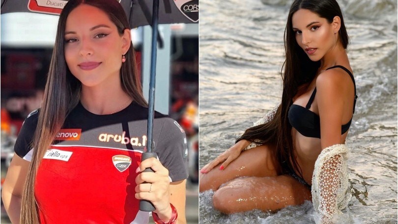 SBK Misano: Daphne, la musa del team Ducati Aruba