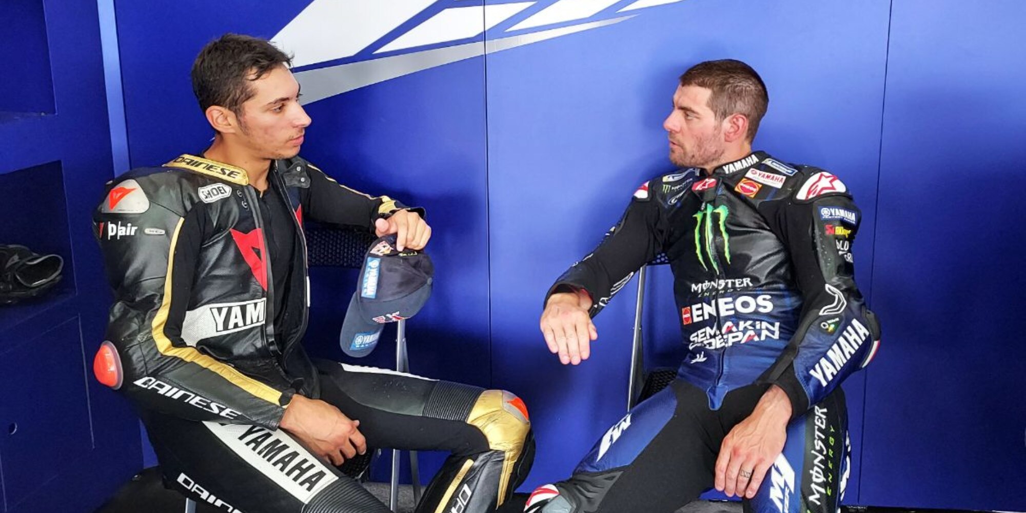 Razgatlioglu in sella alla Yamaha M1 da MotoGP sul circuito di Aragon