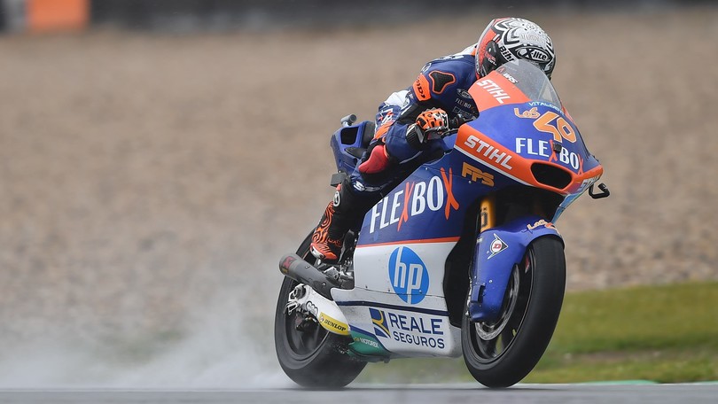 Moto2, GP Assen: Canet re della pioggia nelle FP1, Arbolino 5°