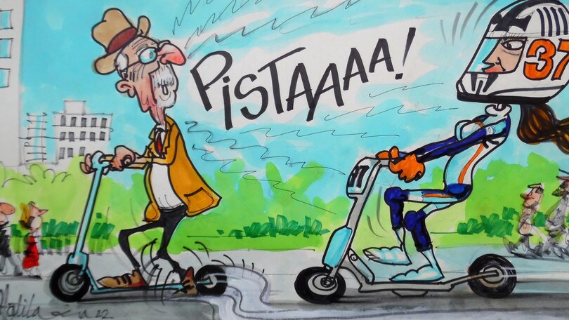 Io Guido da Sola: Sara Cabrini, vincente anche tra i monopattini