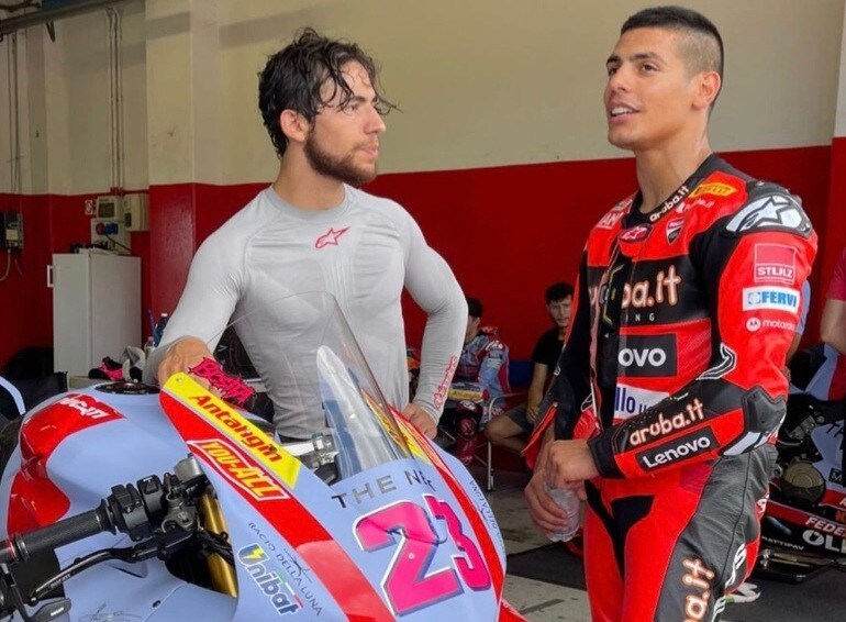 Niente vacanze: i piloti Ducati in pista a Misano tra test e Race of Champions