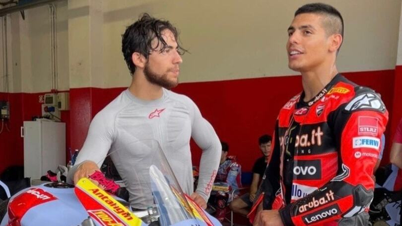 Niente vacanze: i piloti Ducati in pista a Misano tra test e Race of Champions