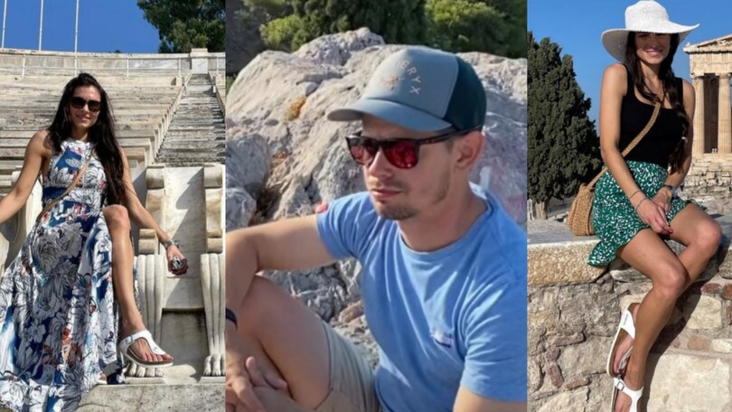 MotoGP: Casey Stoner in vacanza in Grecia con la sua meravigliosa Adriana