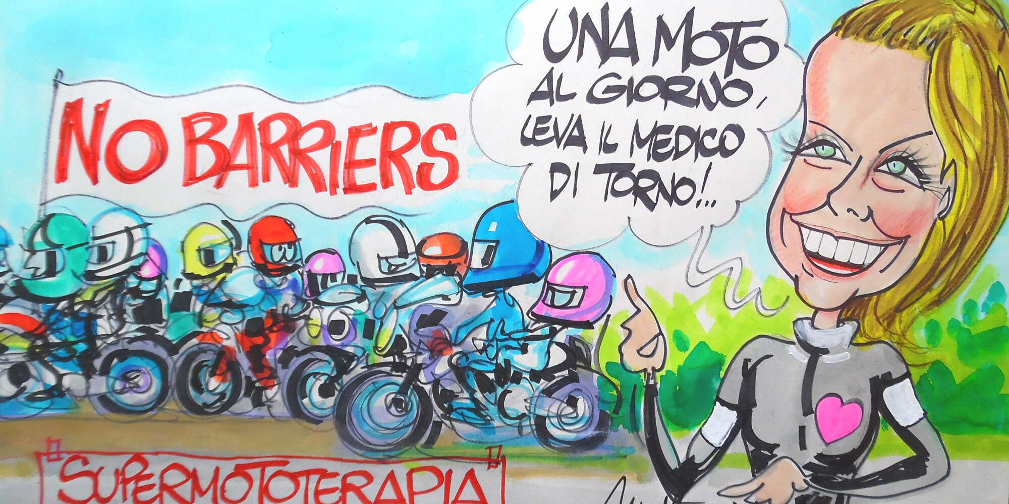 Io Guido da Sola: Lorena Bega e il progetto "No Barriers"