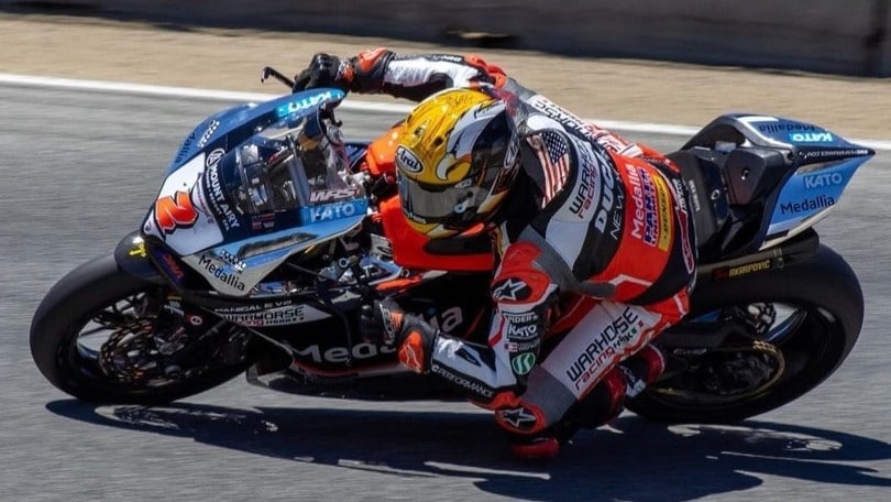 MotoAmerica, festa Ducati in SSP: doppio Herrin a Laguna Seca