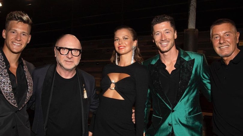 Quartararo e Lewandowski in Sicilia per una sfilata Dolce e Gabbana