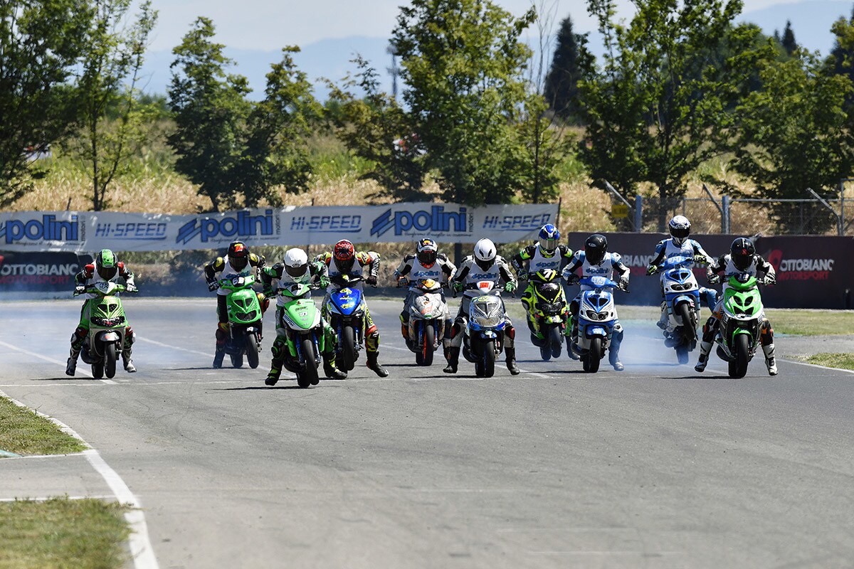 Tricolore Scooter Polini Italian Cup 2022: quarto round a Ottobiano
