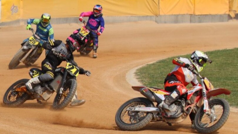 Manubri Larghi: Boncinelli, l'astro nascente del Flat Track