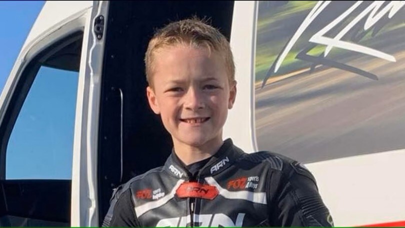 Motorcycling mourns Millar Buchanan, 11, who has died while training