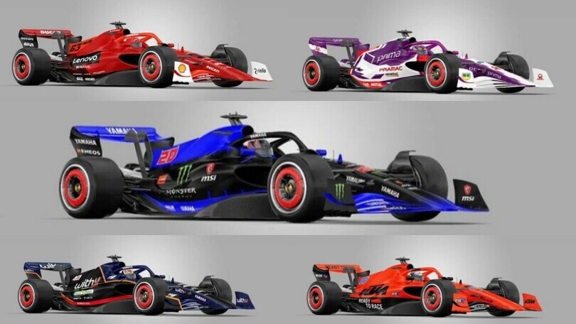 MotoGP e F1: come sarebbero le monoposto con le livree della top class?