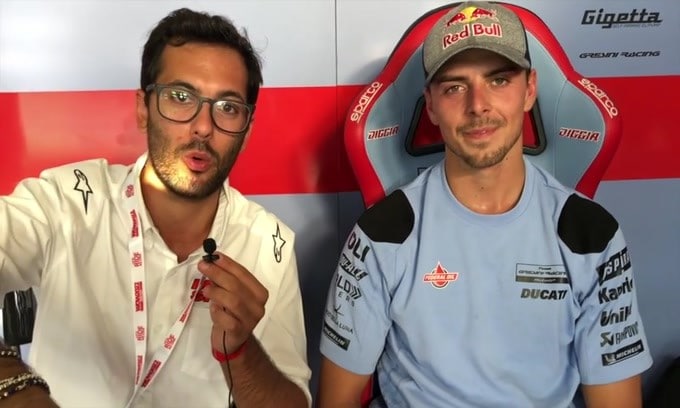 Fabio Di Giannantonio nel post gara della Race of Champions