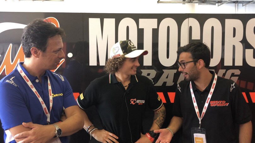 Compleanno in salsa WDW per Bassani: "Una figata battagliare con i piloti MotoGP"
