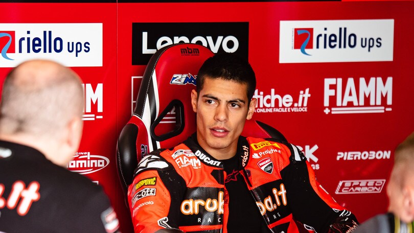 SBK Most, Rinaldi: “Contento per oggi, abbiamo lavorato bene”