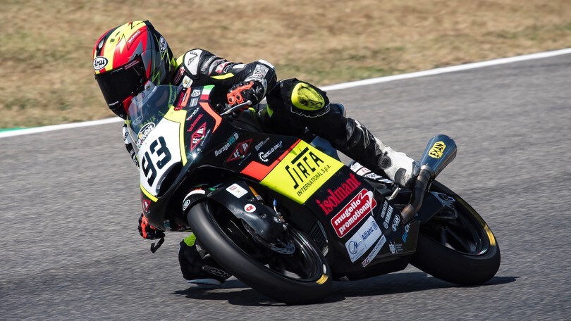CIV Misano: Guido Pini firma la pole provvisoria in Moto3