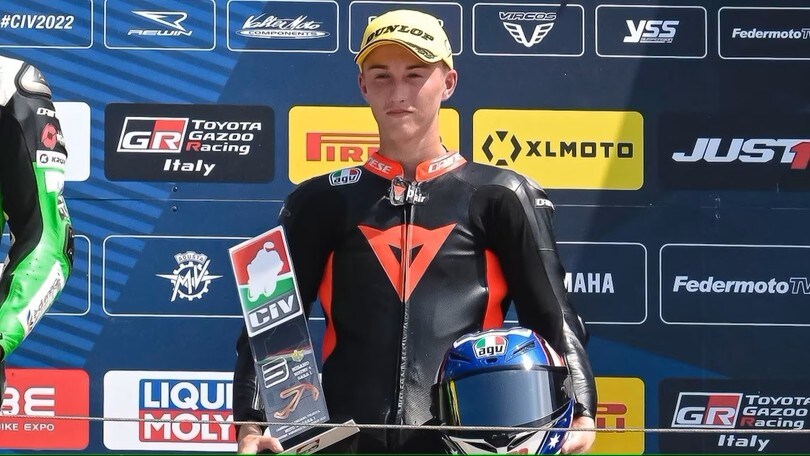 CIV, strong debut for Voight: “I love Misano. Simoncelli? He believes in me”