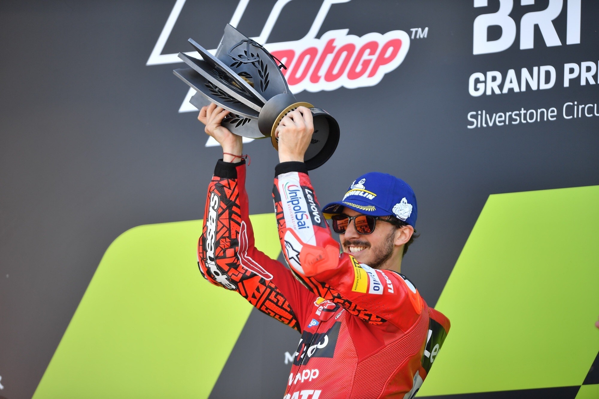 MotoGP, Bagnaia: “Una delle vittorie più belle, grazie a Vale e Stoner”