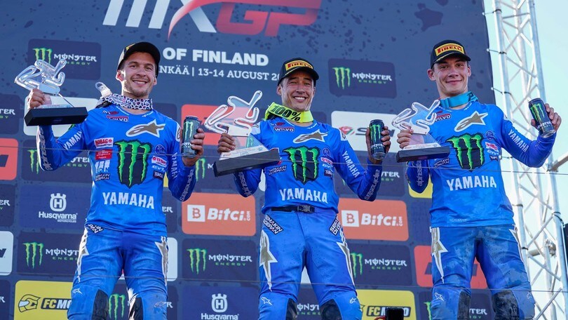 MXGP: Gajser Campione ma in Finlandia è festa Yamaha