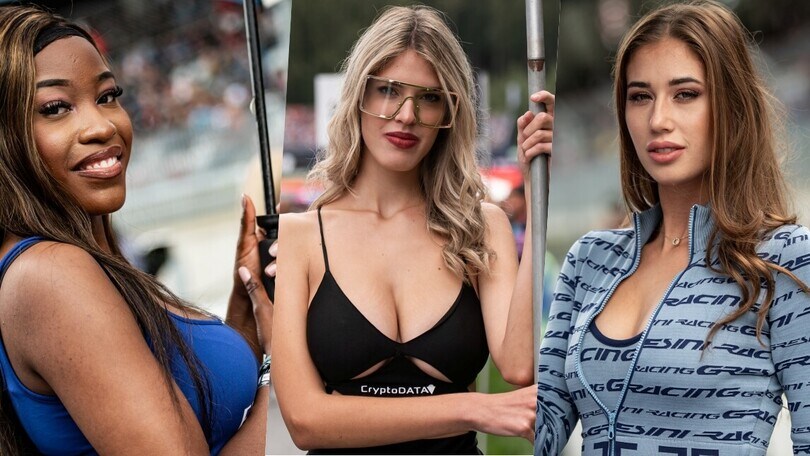 MotoGP, le ombrelline da urlo del GP d'Austria