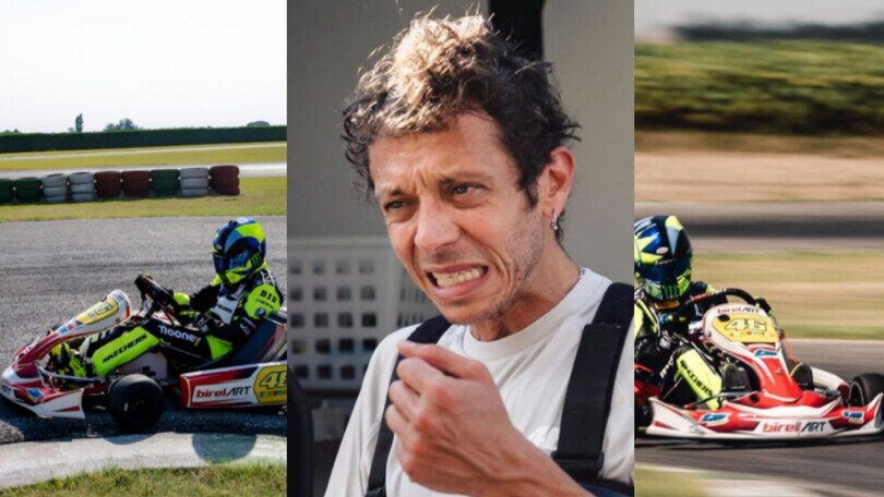 Ferie finite per Valentino Rossi: allenamento in kart puntando Hockenheim