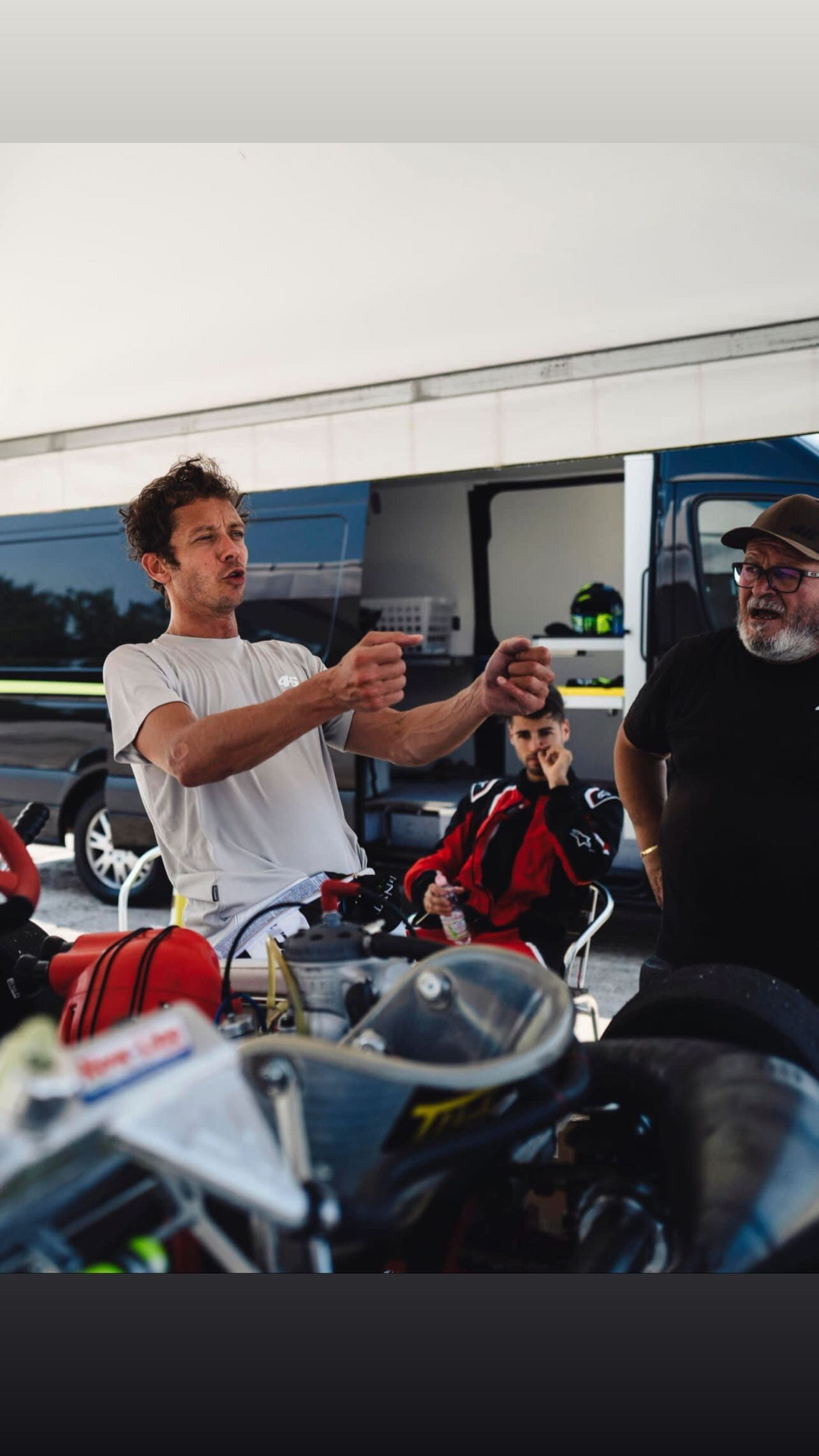 Ferie finite per Valentino Rossi: allenamento in kart puntando Hockenheim