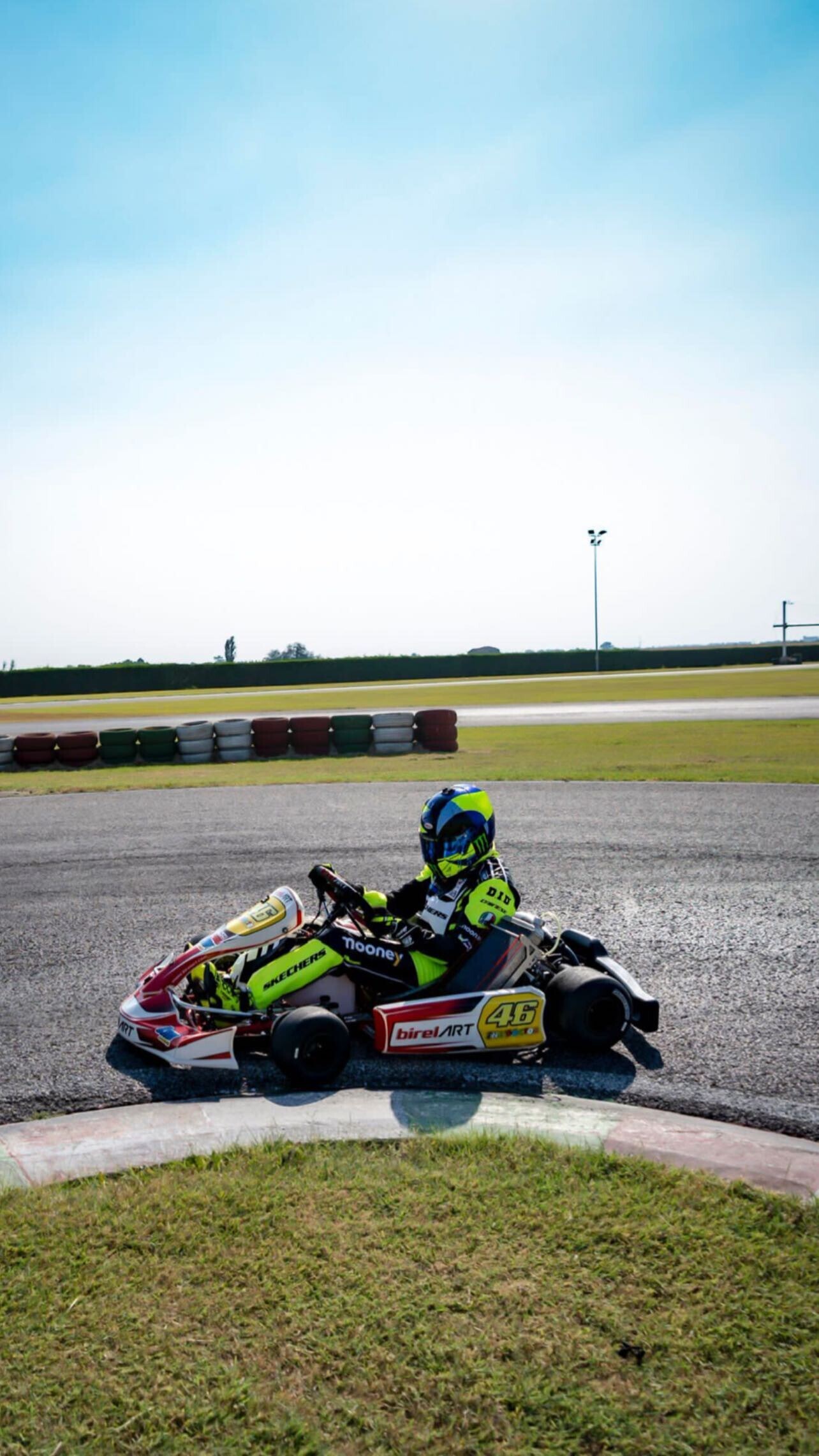 Ferie finite per Valentino Rossi: allenamento in kart puntando Hockenheim