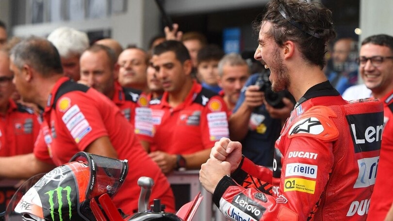 MotoGP: Bagnaia scala posizioni nella classifica dei più vincenti in top class