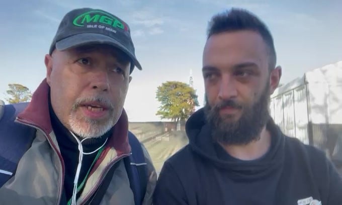ManxGP: Majola e la disavventura in Classic SBK, con il perno del motore