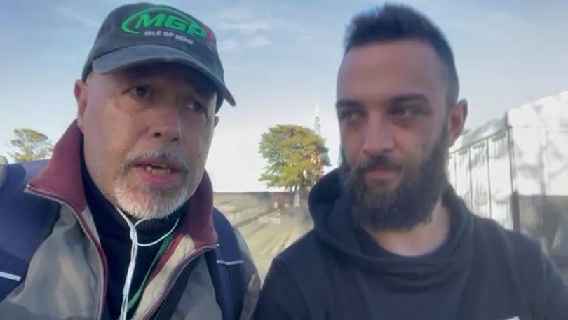 ManxGP: Majola e la disavventura in Classic SBK, con il perno del motore