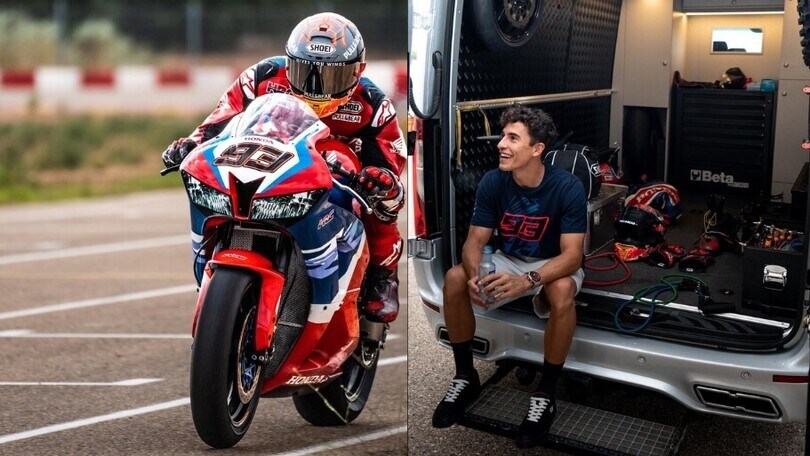 MotoGP: Marc Marquez torna in sella, per un allenamento in pista